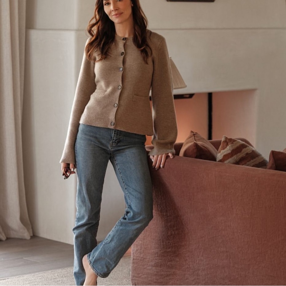 Jenni Kayne Cooper Cardigan in Taupe - Picture 14 of 16